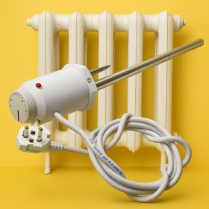 ТЭН в батарею 1200 w с терморегулятором, сухой